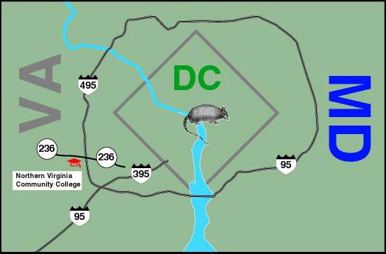 Washington Apple Pi General Meeting map