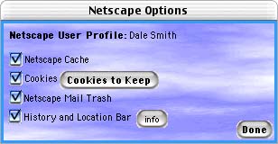 Netscape options