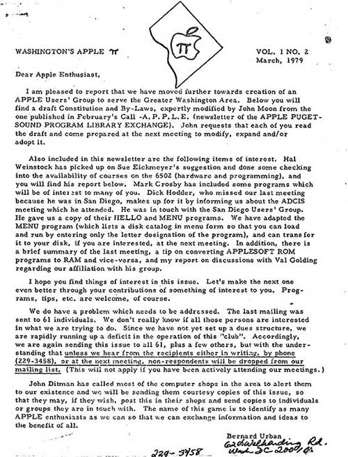 Washington Apple Pi Journal March 1979