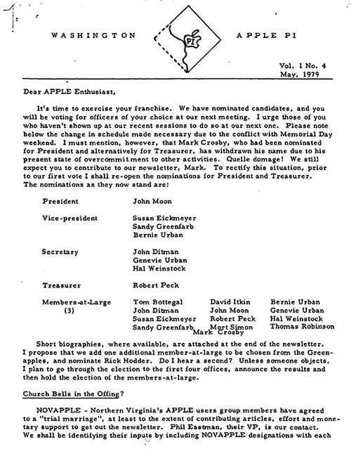 Washington Apple Pi Journal May 1979