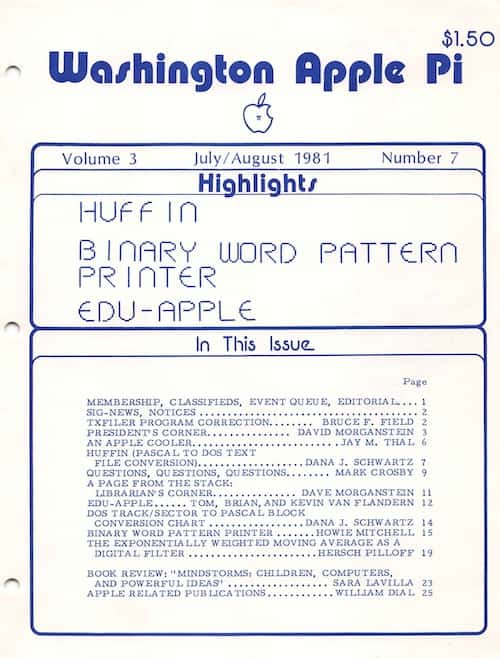 Washington Apple Pi Journal July/August 1981